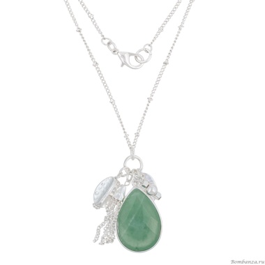Колье Fiore Luna, GREEN AVENTURINE